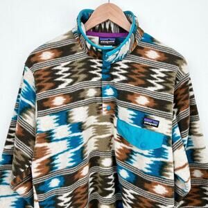 Patagonia Men's Synchilla Nepali Dhoti Snap-T Fleece Pullover